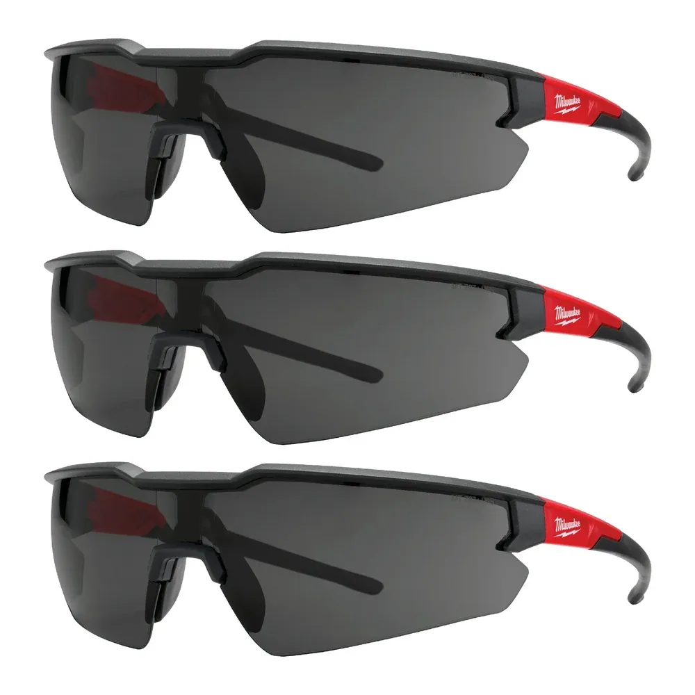 Milwaukee, 48-73-2054 Safety Glasses - Tinted Anti-Scratch Lenses (3PK)